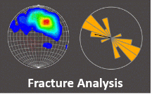 Stereonet and rose diagram  plots